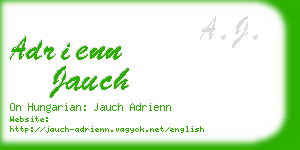 adrienn jauch business card